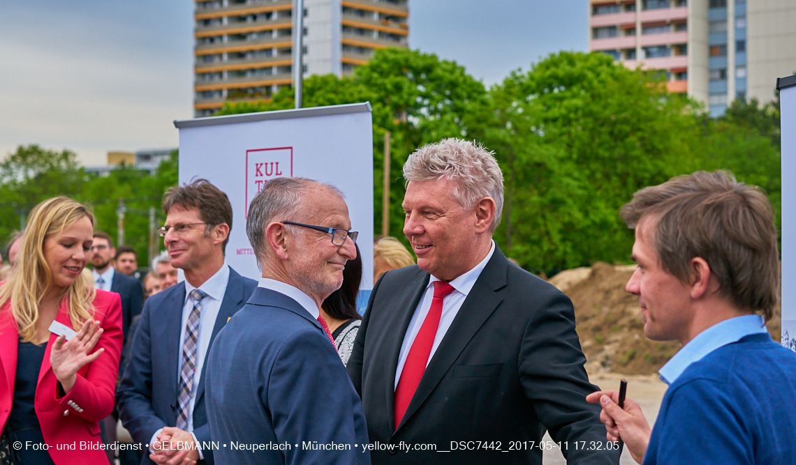 11. Mai 2017 - Grundsteinlegung für die LOGE und dem Kulturquadrat in Neuperlach